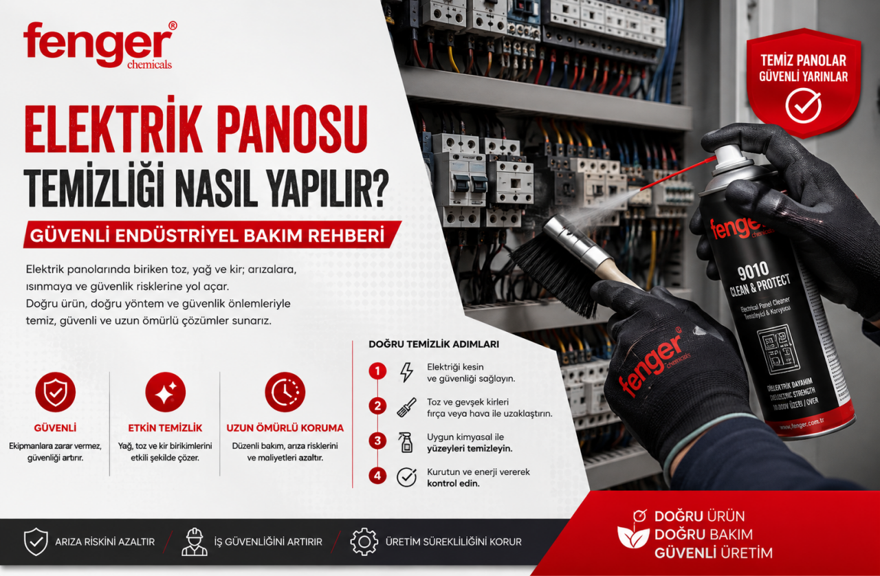 Elektrik Panosu Temizliği Nasıl Yapılır? Güvenli Endüstriyel Bakım Rehberi