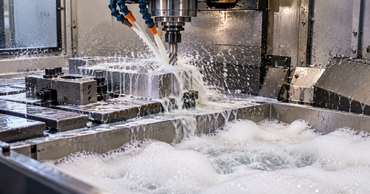 CNC tezgâhında bor yağı neden köpürür?