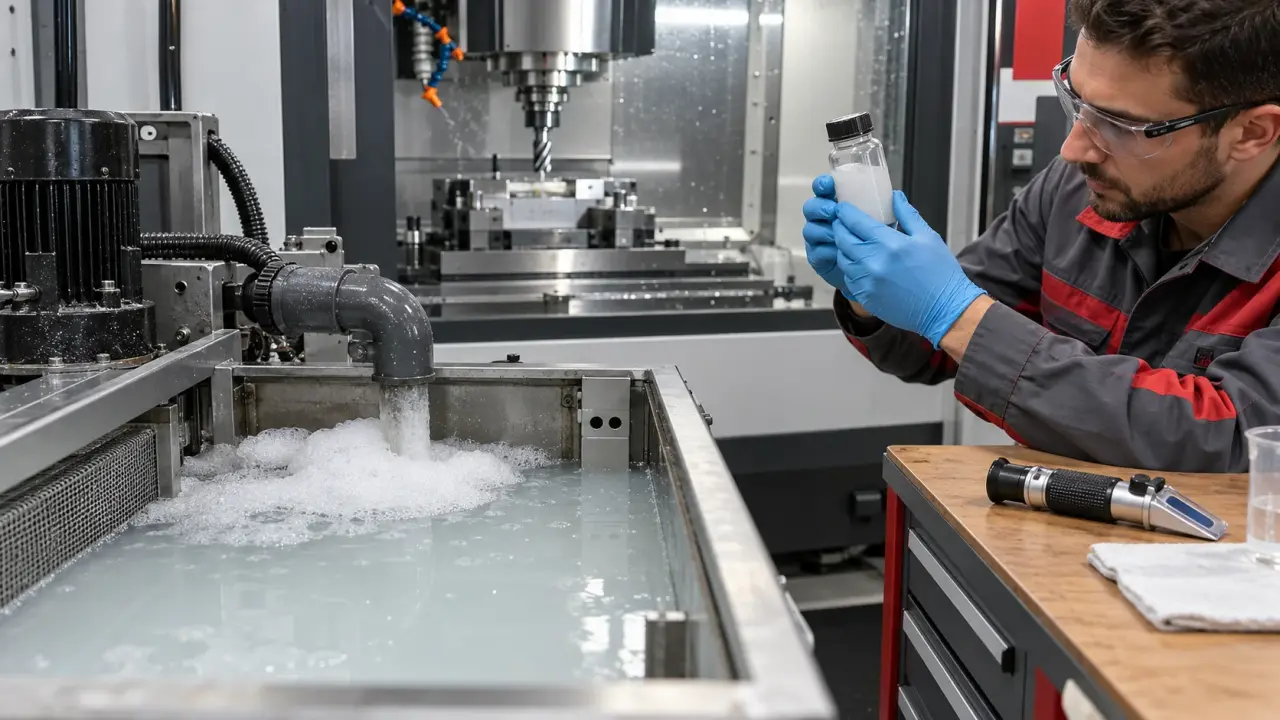 CNC tezgâhında bor yağı neden köpürür?