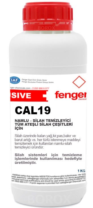 CAL19  NAMLU – SİLAH - BARUT TEMİZLEYİCİ