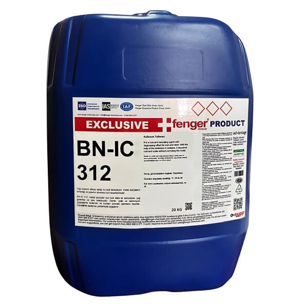 BN-IC 312  Demir İçin Yağ Alma Kimyasalı