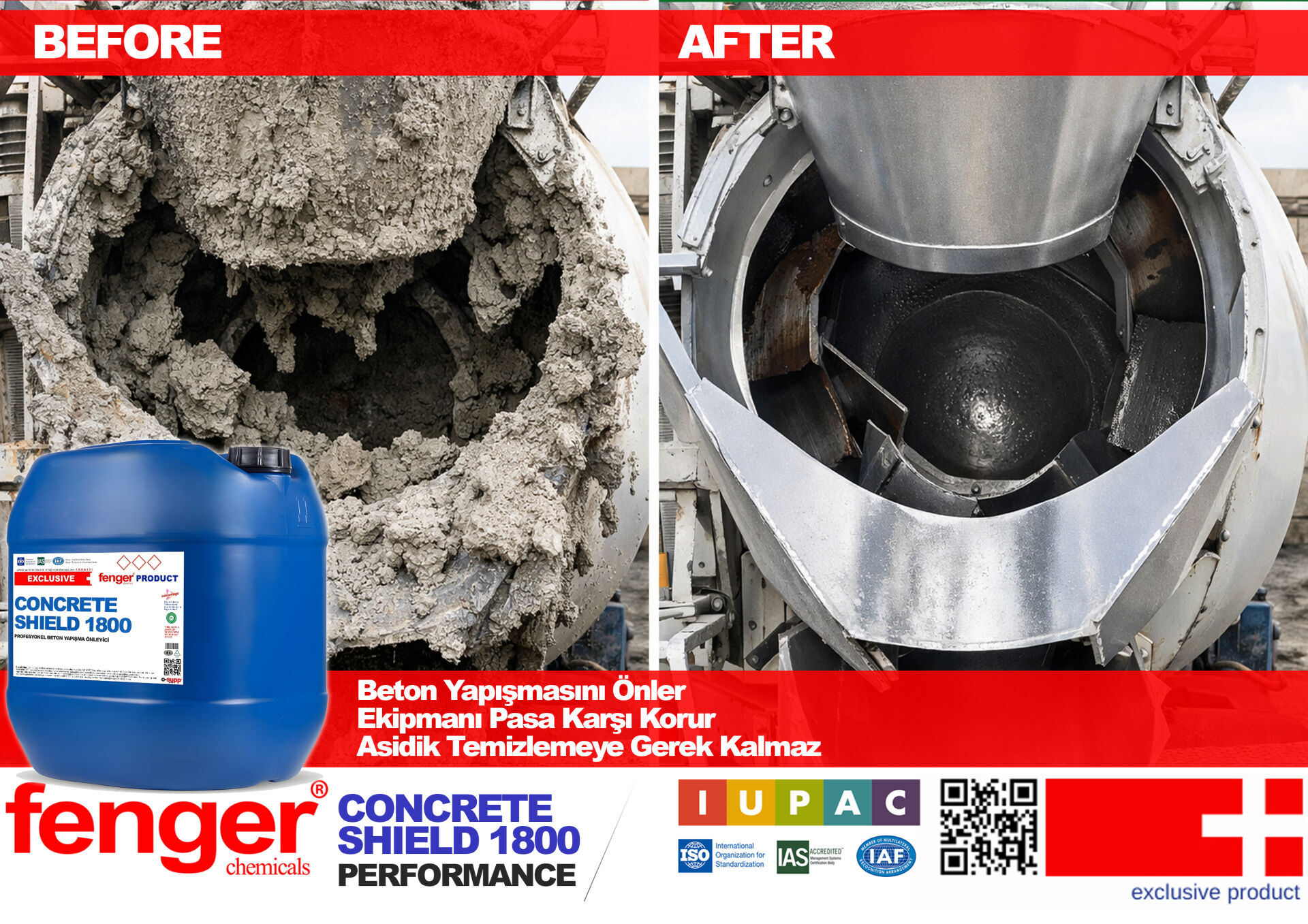 CONCRETE SHIELD 1800 Beton Yapışma Önleyici