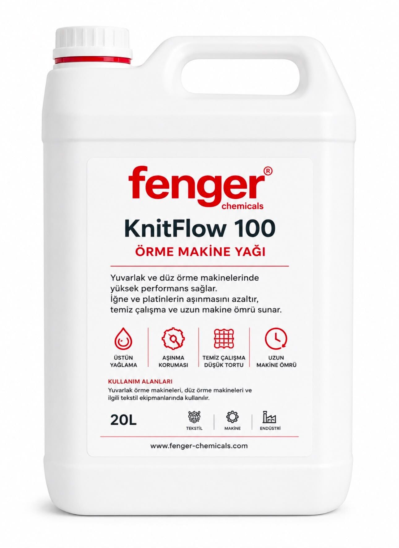 Fenger KnitFlow 100 Örme Makine Yağı