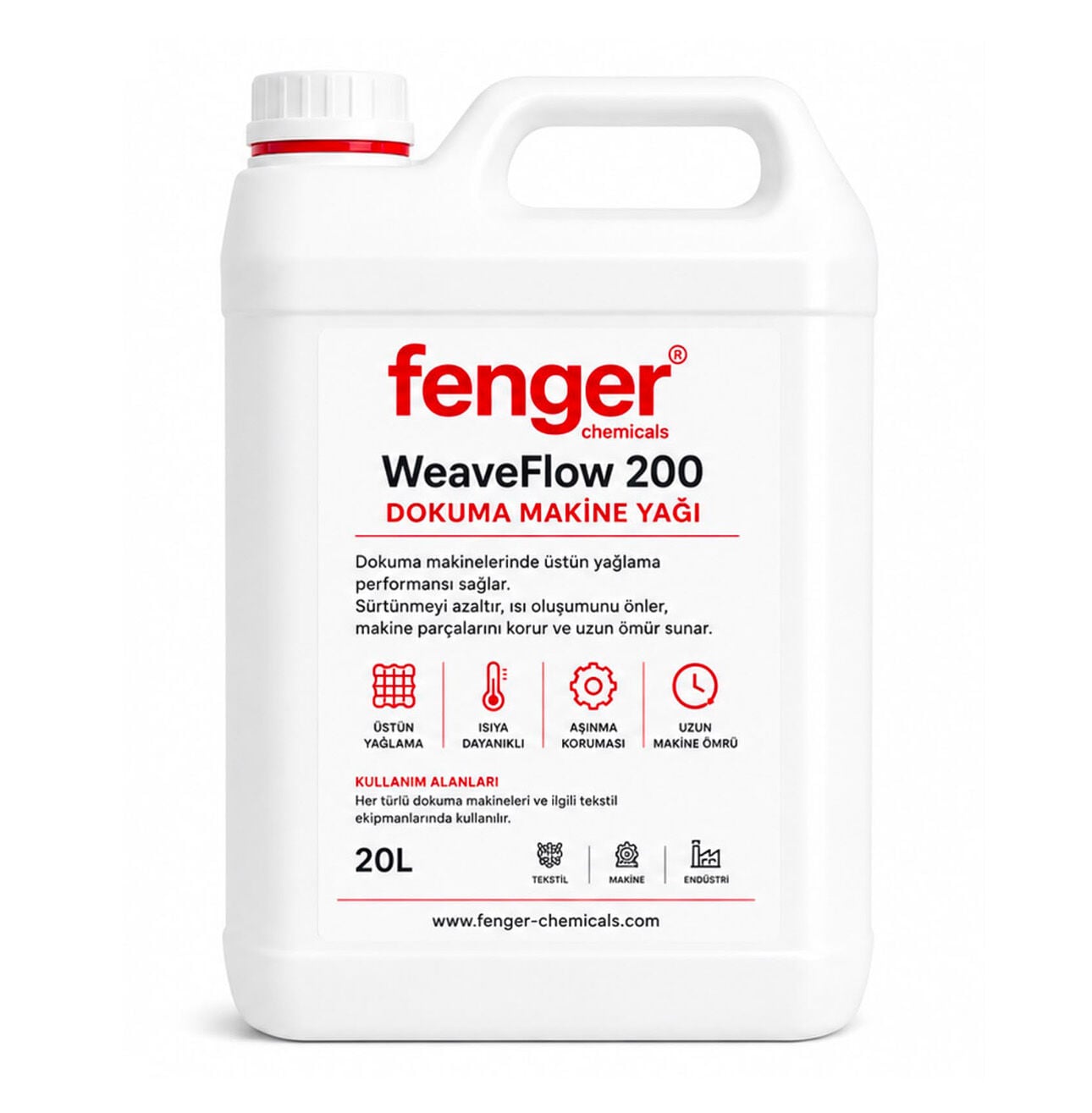 Fenger WeaveFlow 200 Dokuma Makine Yağı