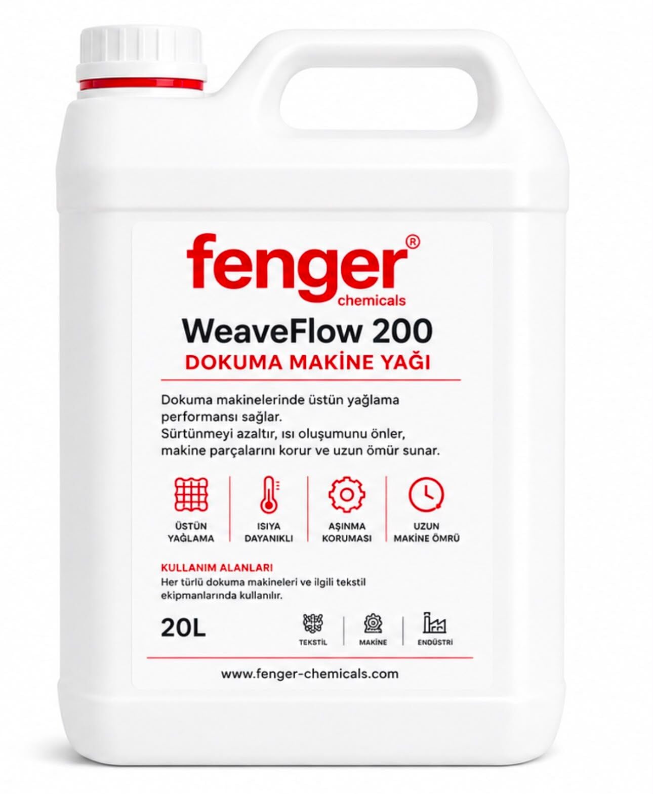 Fenger WeaveFlow 200 Dokuma Makine Yağı