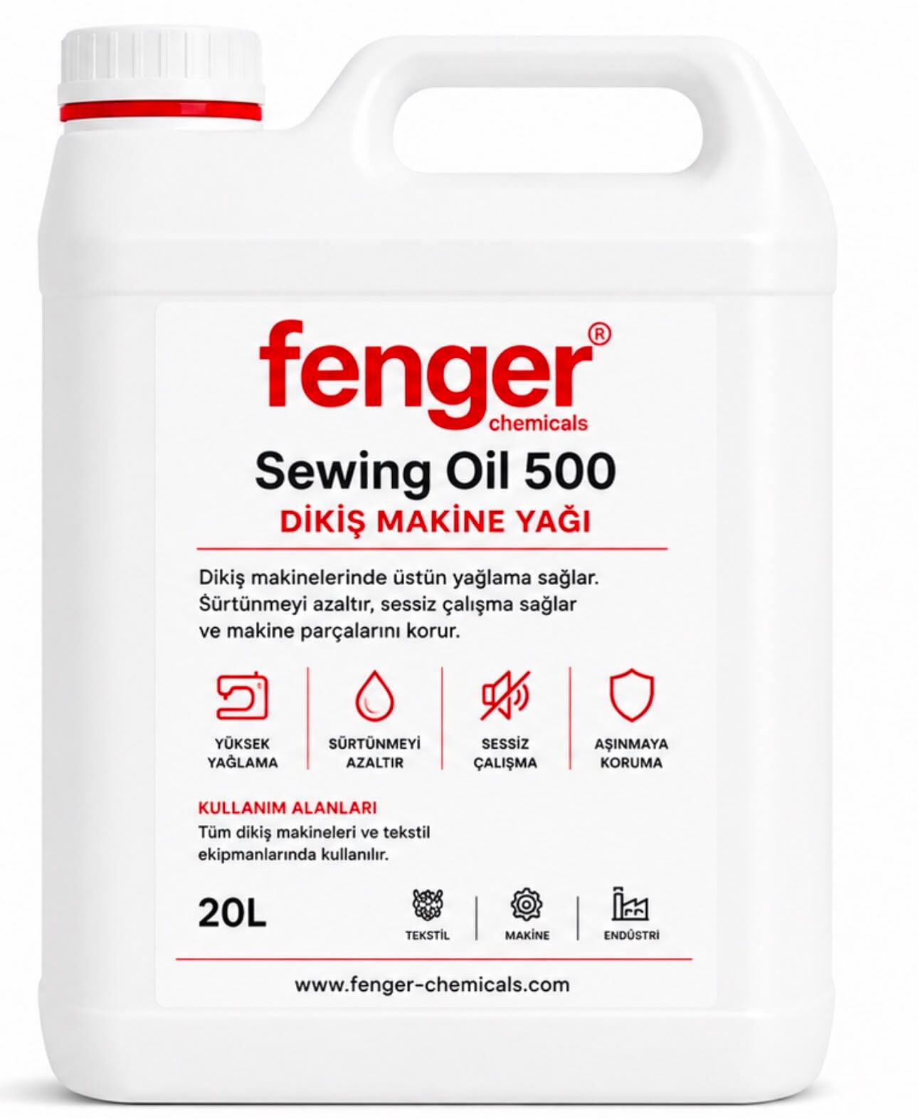 Fenger Sewing Oil 500 Dikiş Makinesi Yağı