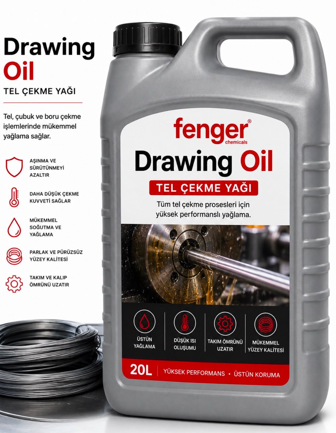 Fenger Drawing Oil Tel Çekme Yağı