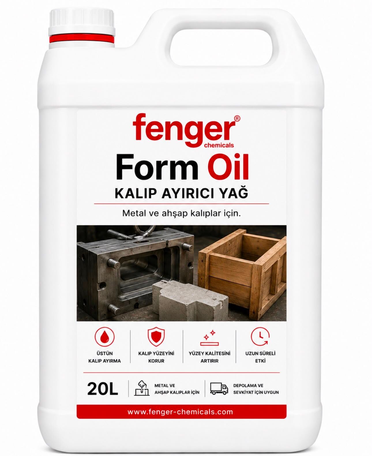 Fenger Form Oil  Kalıp Ayırıcı Yağ  Metal ve ahşap kalıplar için.