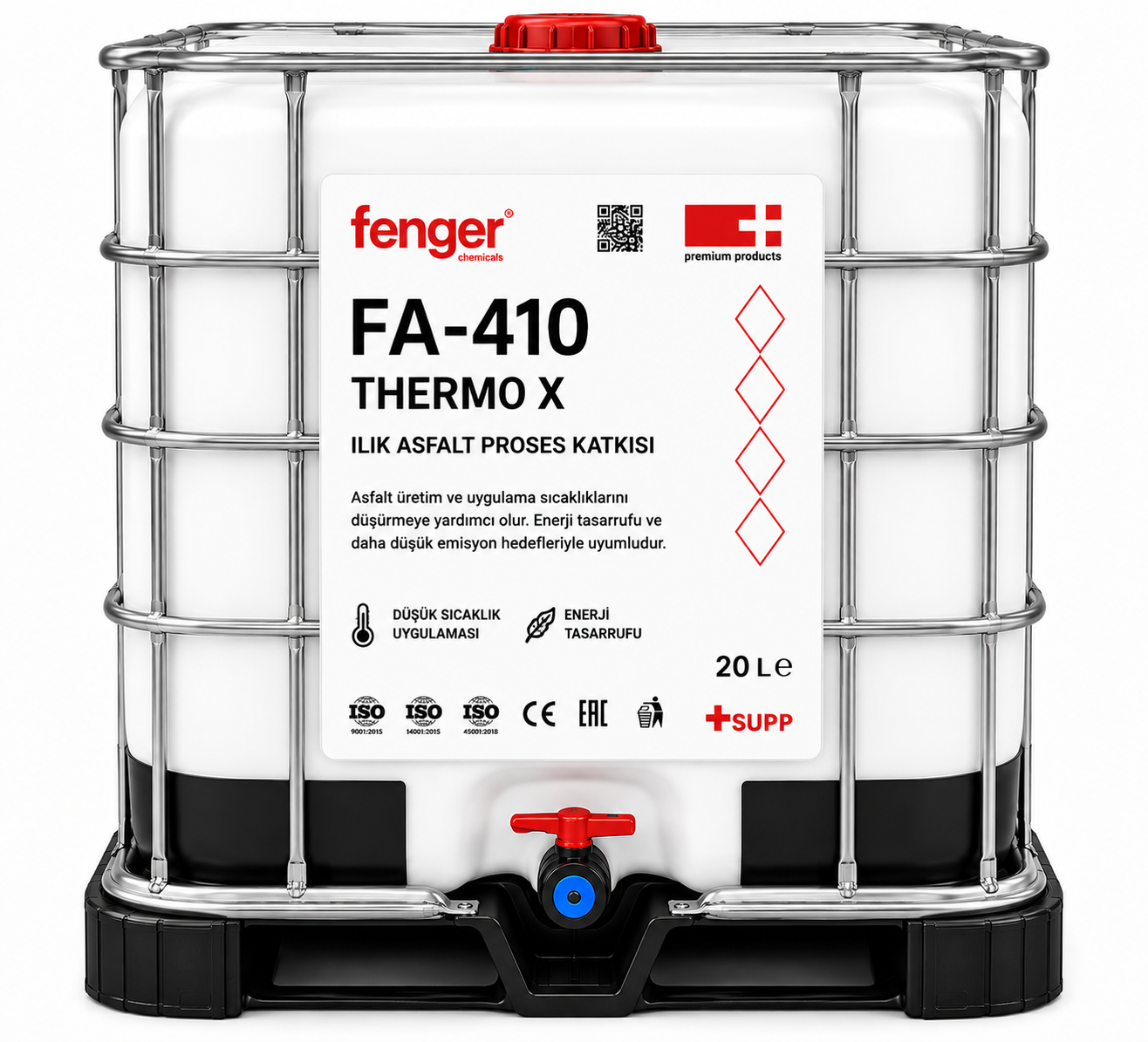 FA-410 | THERMO X  Ilık Asfalt Proses Katkısı