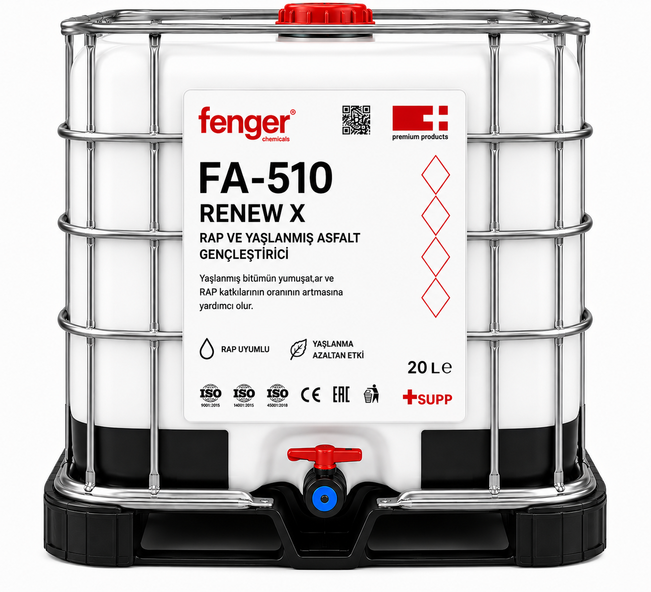 FA-510 | RENEW X  RAP ve Yaşlanmış Asfalt Gençleştirici