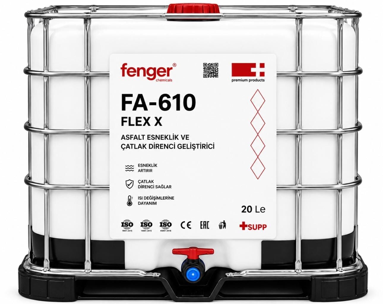 FA-610 | FLEX X  Asfalt Esneklik ve Çatlak Direnci Geliştirici